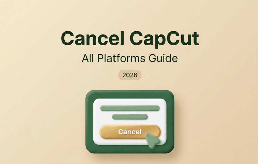 A complete 2026 guide explaining how to cancel capcut subscription across all platforms easily.