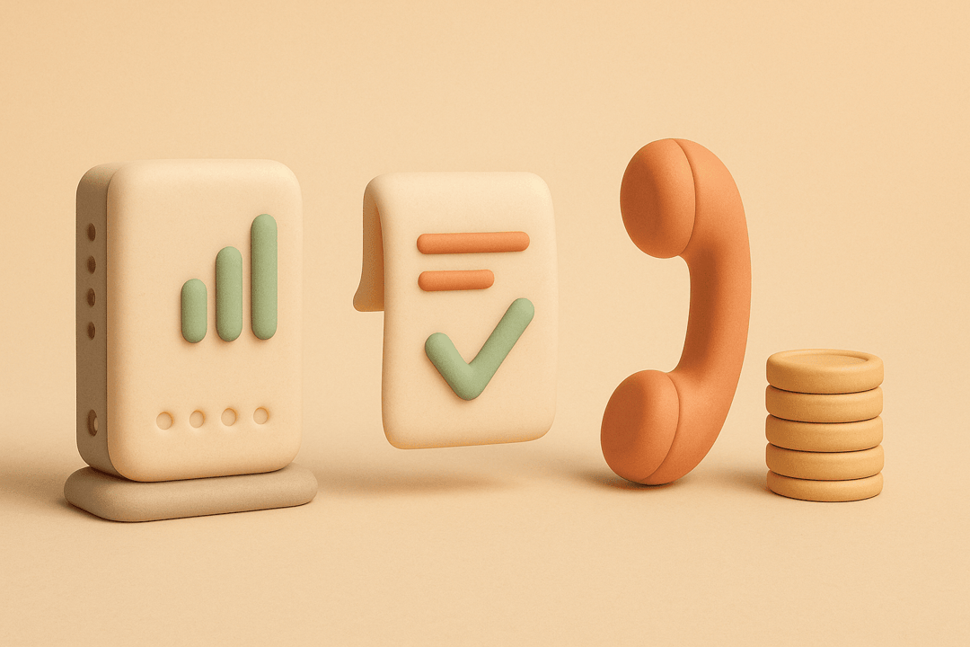 Clay cable modem with shrinking bill and stacked coins