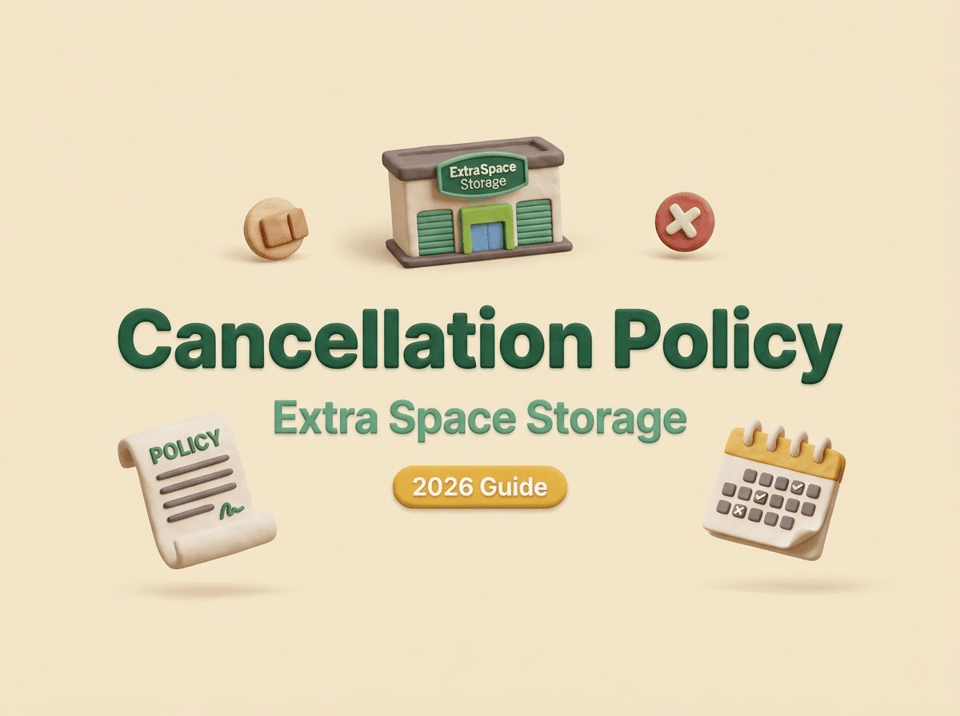 Discover the updated extra space storage cancellation policy for 2026 with our comprehensive visual guide and tips.