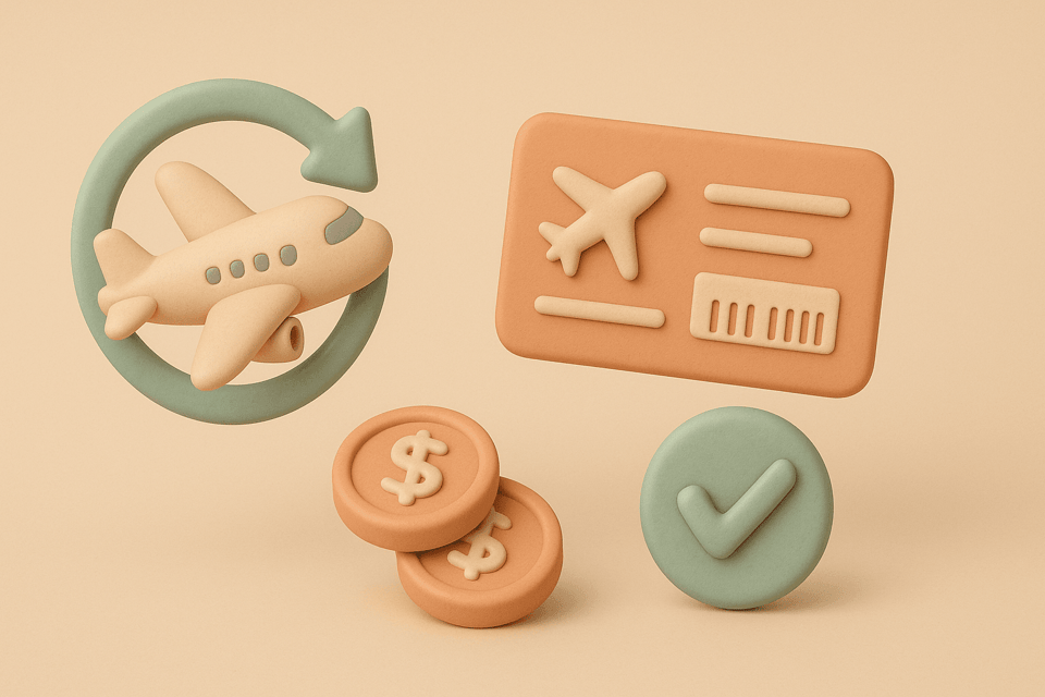 United Airlines refund illustration