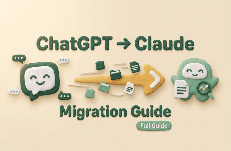 3D illustration for our full guide on how to migrate from chatgpt to claude effectively.