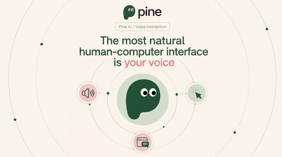 Pine AI voice interaction blog cover