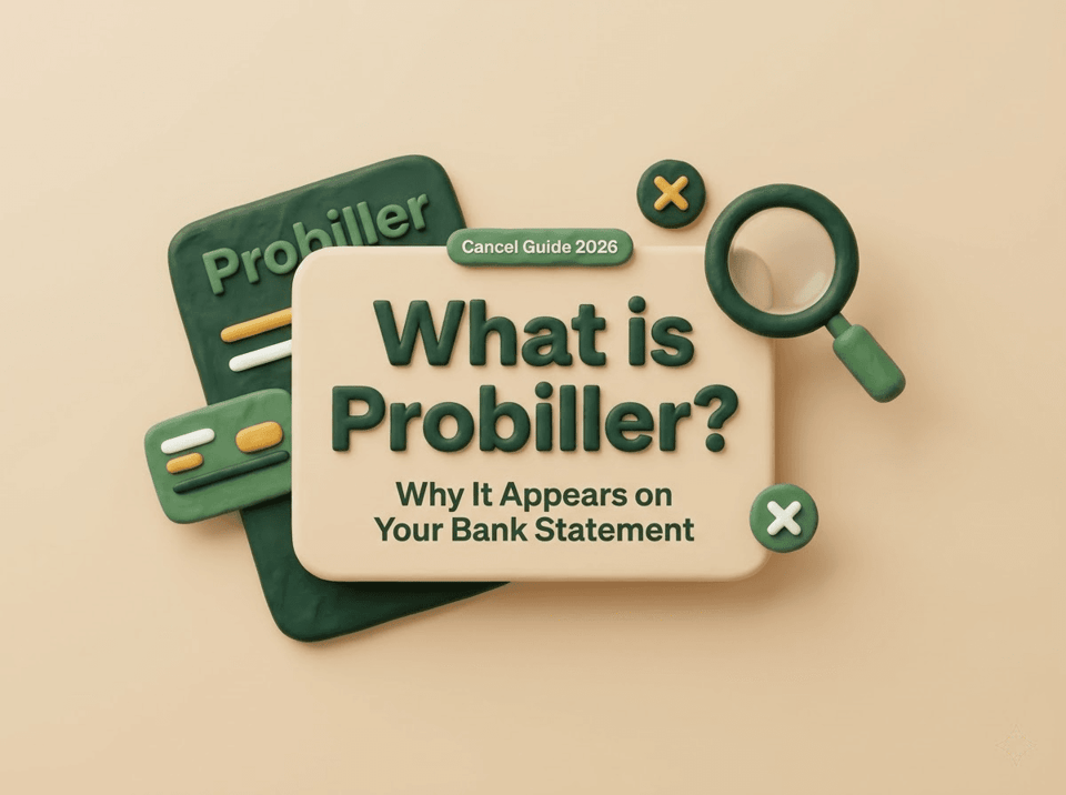 Wondering what is probiller? This 2026 guide explains why this charge appears on your bank statement and how to cancel it.