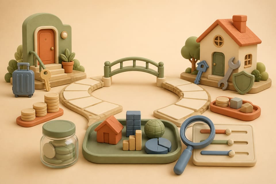 Retirement portfolio stress test comparing lifelong renting with the full costs and risks of owning a home