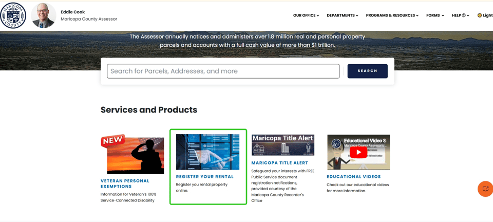 Scottsdale official application portal screenshot for workflow step 4