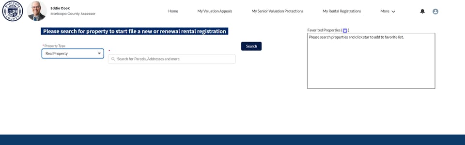 Scottsdale official application portal screenshot for workflow step 4