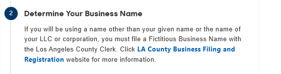 Santa Monica official application portal screenshot for workflow step 2