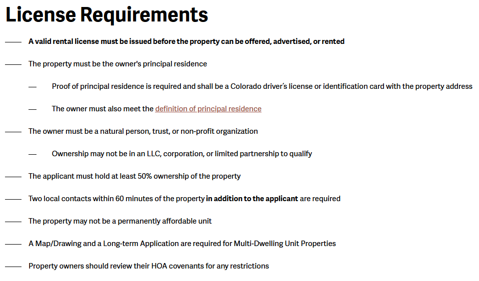 Boulder official application portal screenshot for workflow step 2