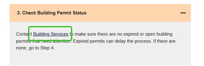 Fort Collins official application portal screenshot for workflow step 3
