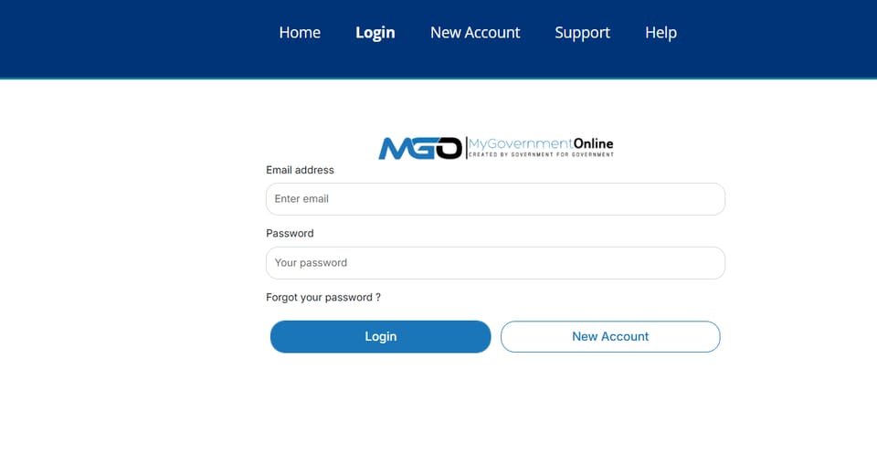 Destin official application portal screenshot for workflow step 4