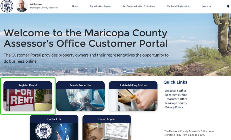 Gilbert official application portal screenshot for workflow step 2