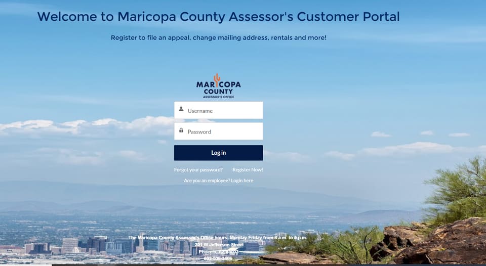 Glendale official application portal screenshot for workflow step 2