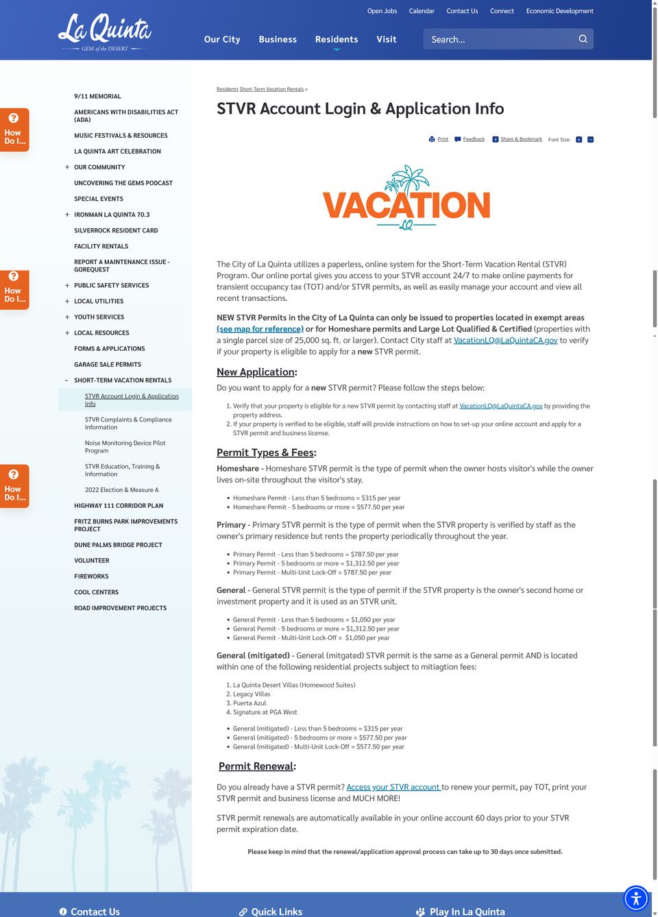 La Quinta official application portal screenshot for workflow step 3