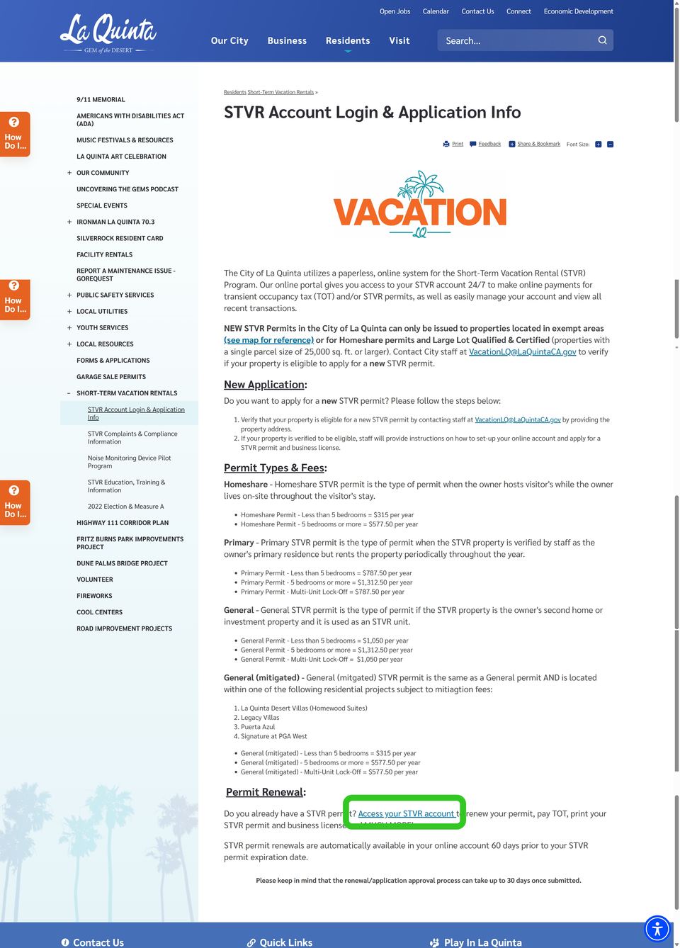La Quinta official application portal screenshot for workflow step 3