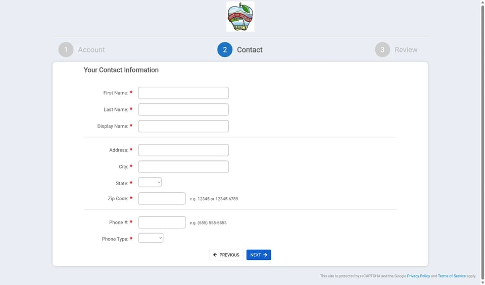 Chelan operating-license contact-information form