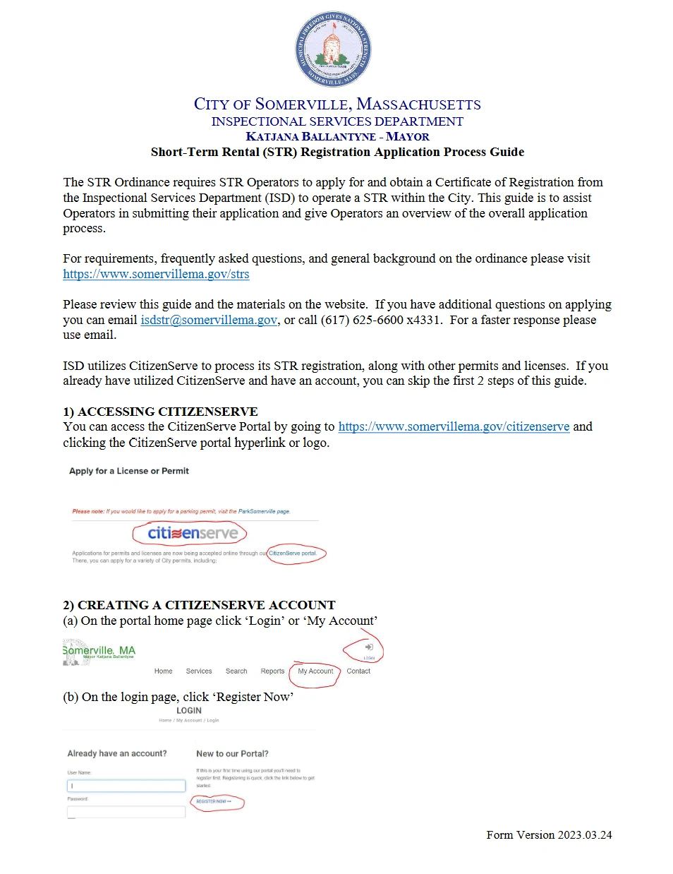 Somerville short-term-rental application process guide cover