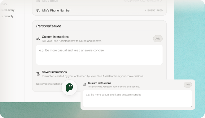 Pine Phone inbound call rules
