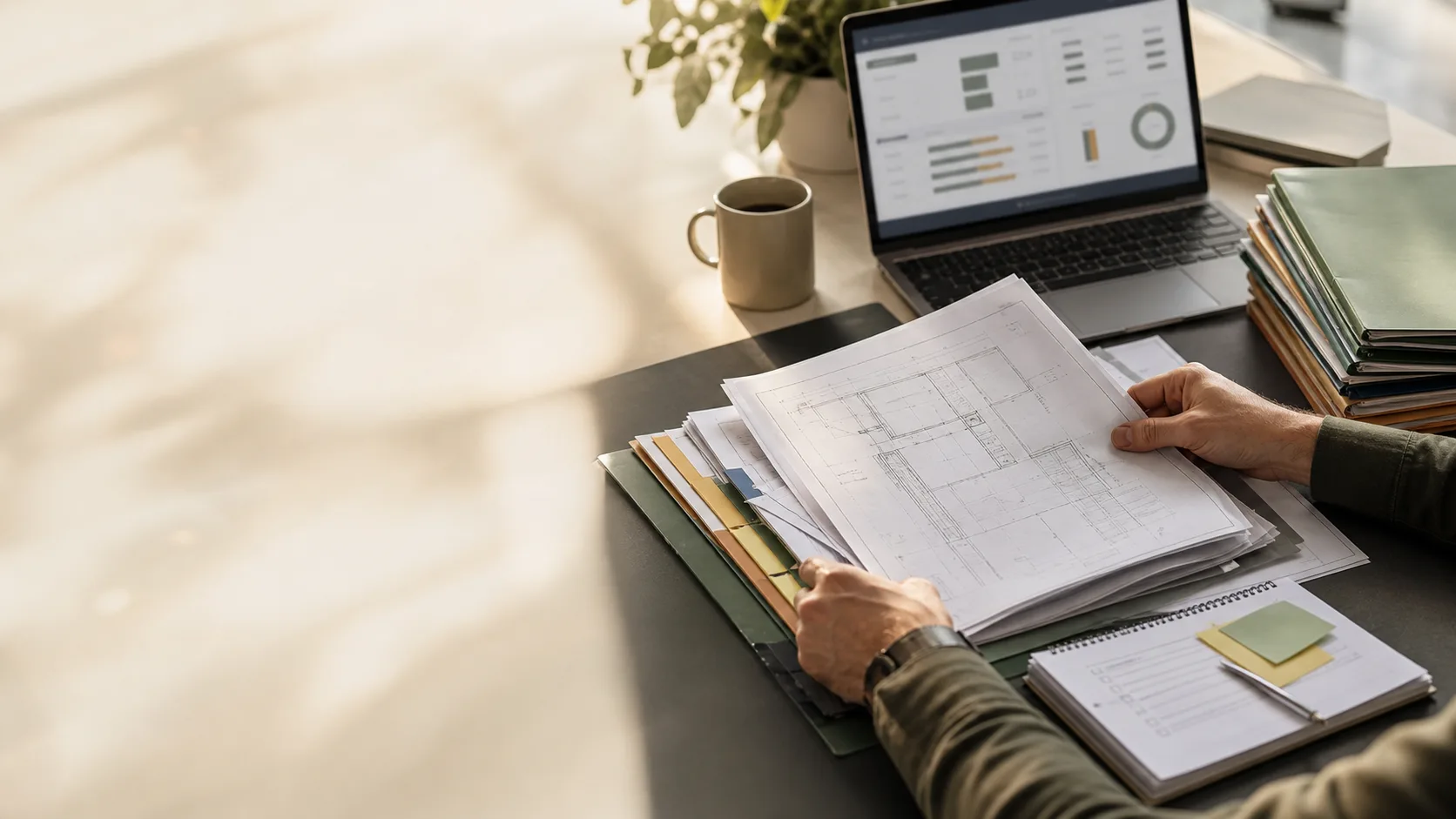 Permit documents and status review workspace